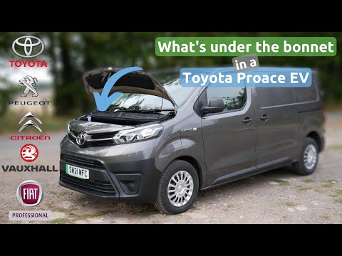 What's under the bonnet in a Toyota Proace Electric van? Lets have a look.