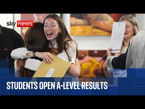 A-level results day | Students across the UK open their A-level grades