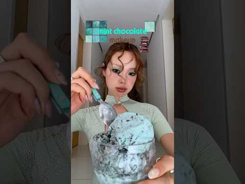민초파는 아니지만 민초 메이크업🍧 #reels #<strong>makeup</strong>