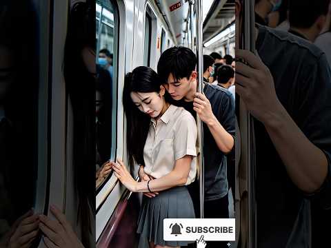 서울의 혼잡한 지하철 #aiart #지하철 #short #subway