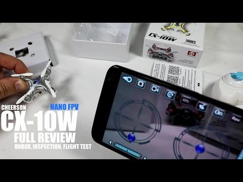 CHEERSON CX-10W NANO FPV Review - Smallest Camera Quad - [UnBox, Setup, Flight Test, Pros & Cons] - UCVQWy-DTLpRqnuA17WZkjRQ