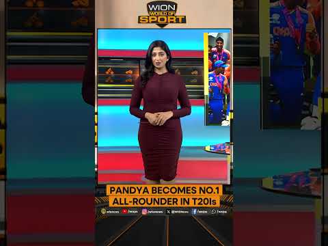 Hardik Pandya becomes no.1 all-rounder in T20 internationals | WION Shorts