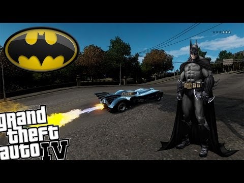 GTA IV Batman Mod - Awesome Batmobile with Real Weapons - UCntCTaM2Jz1sLN3iRwabpMA