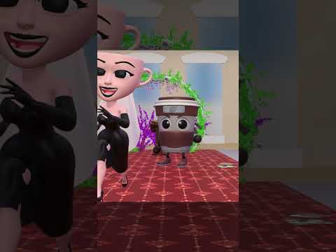 CAPPUCCINO ASSASSINO GETS MARRIED WITH ESPRESSONA SIGNORA #shorts #ballerinacappuccina #animation