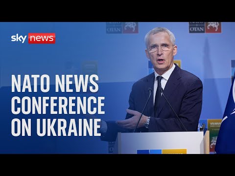 Watch live: NATO Secretary General Jens Stoltenberg holds news conference on Ukraine