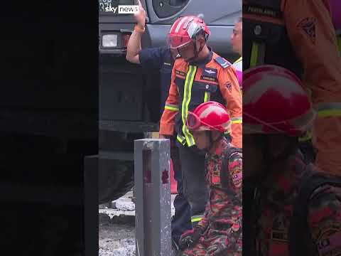 Woman swallowed by sinkhole in Malaysia