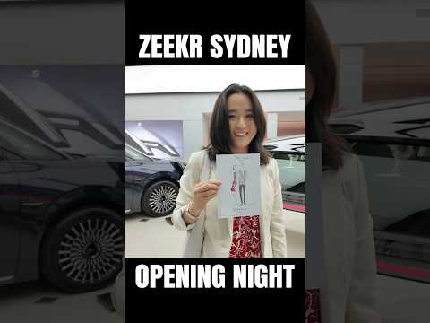 Zeekr Flagship Store Sydney Australia Opening Night Highlights