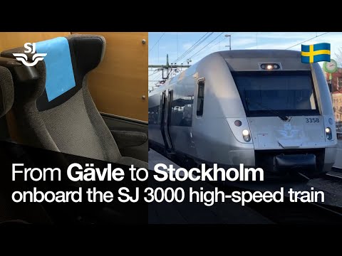 TRAIN TRIP REPORT | SJ 3000 🚄 (1ST CLASS) | Gävle - Stockholm Central 🇸🇪