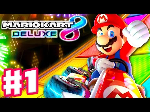 Mario Kart 8 Deluxe - Gameplay Walkthrough Part 1 - Mushroom Cup 50cc 100cc! (Nintendo Switch) - UCzNhowpzT4AwyIW7Unk_B5Q