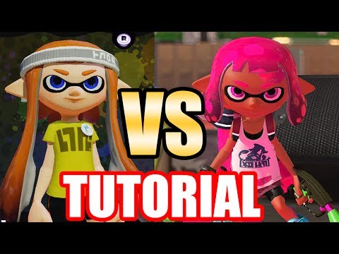 Splatoon VS Splatoon 2: Tutorial Level Comparison (Characters & Level Design) Wii U VS Switch - UCwtnZUOk44DCCFFT6QG6LdA