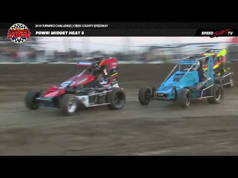 3.21.19 POWRi Nat/West Midget League at Creek County Speedway - dirt track racing video image