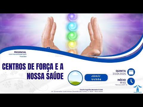 CENTROS DE FORÇA E NOSSA SAÚDE - Jomir Uchôa | Palestra Pública