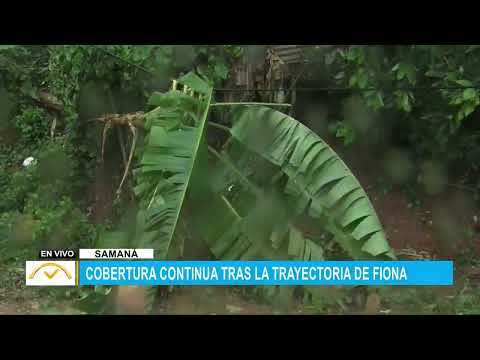 Al menos dos postes del tendido eléctrico han sido derribados por las lluvias en Samaná