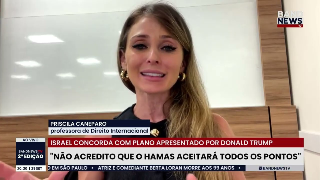 Israel concorda com plano apresentado por Donald Trump | BandNews TV