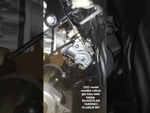 2022 model mondial vulture 125i Gaz takılma sorunu Yardımm #shorts #vulture