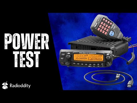 Testing the Radioddity DB50 Ham Radio - Power Performance in Action