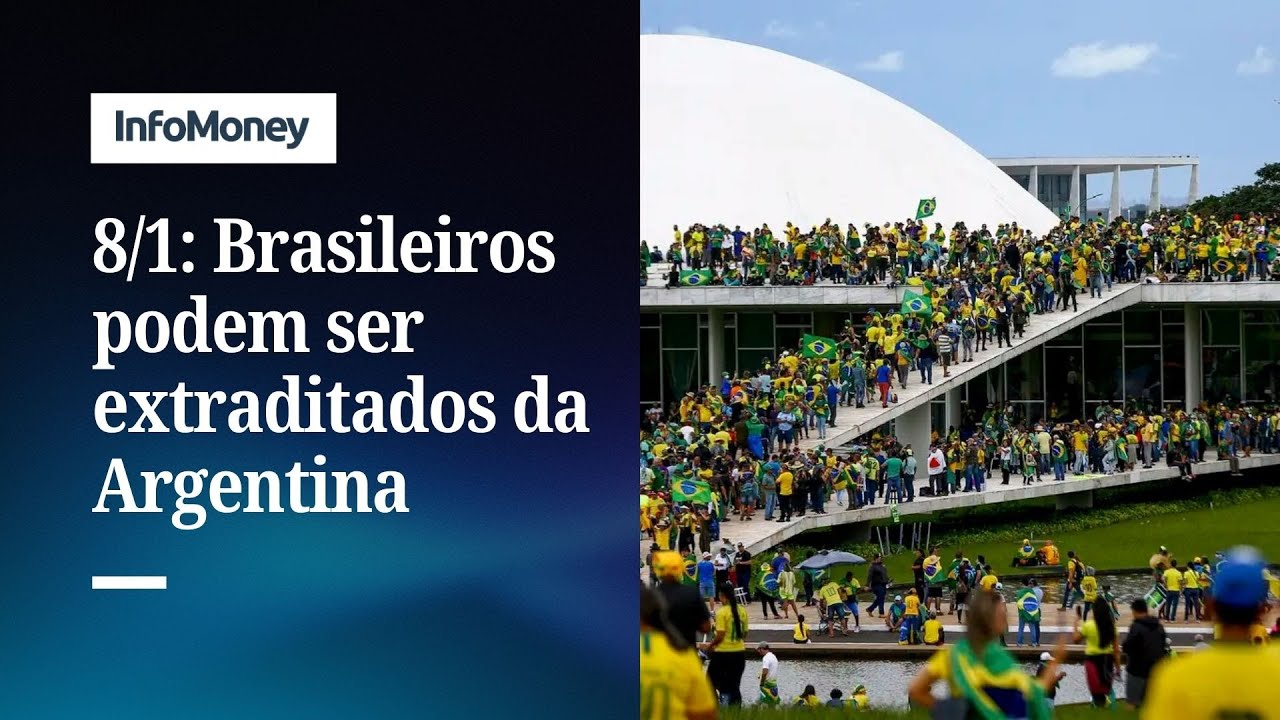 Justiça argentina decide pela extradição de brasileiros condenados no 8 de Janeiro | InfoMoney News