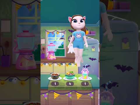 angela's playing ✨#mytalkingangela2 #ahorts #games