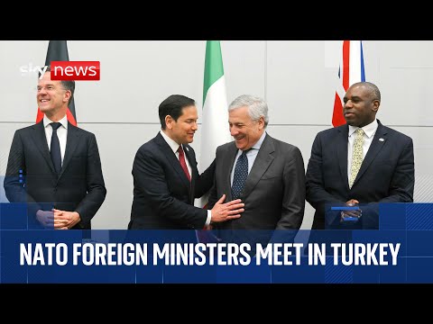 NATO foreign ministers arrive in Turkey for two-day meeting