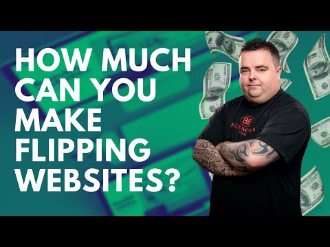 How Much Can You Make Flipping Websites? #shorts
