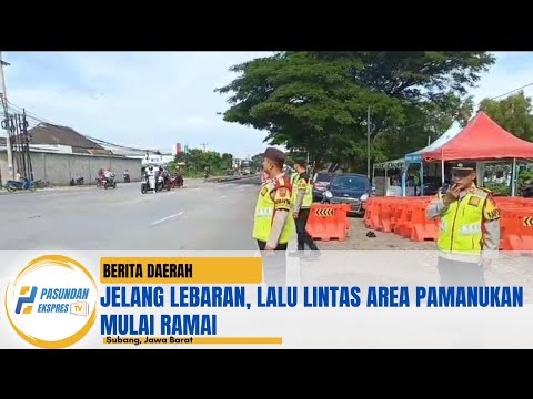 Jelang Lebaran, Lalu Lintas Area Pamanukan Mulai Ramai