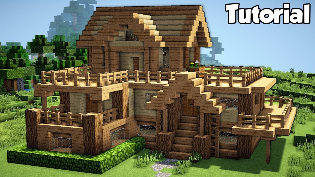 Minecraft Starter House Tutorial How To Build A House In Minecraft 