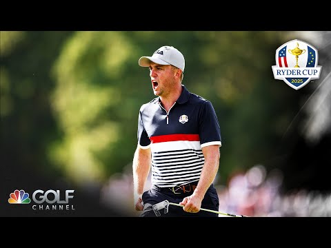 Americans Justin Thomas, Ben Griffin keeping heart rate steady at 2025 Ryder Cup | Golf Channel