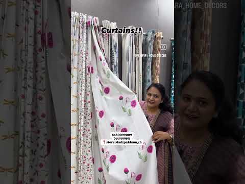 Cotton Curtains@ Akshara home decors 9894628204