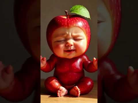 Bebé maçã descobre que é vegetariano