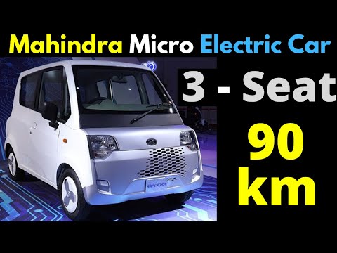 Mahindra 3 Seat Micro Electric Car India | Atom Quadricycle