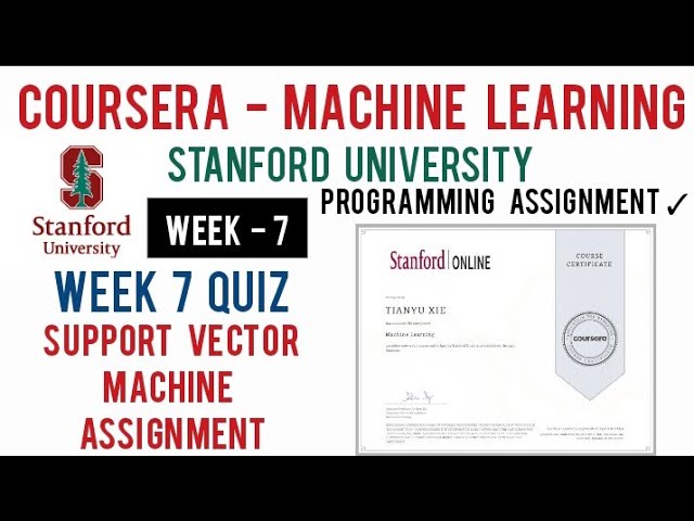Coursera Machine Learning Week 7 Quiz