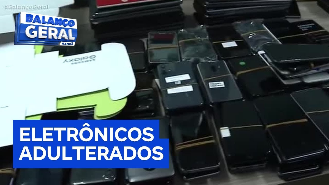 Polícia apreende celulares e computadores usados vendidos como novos no centro de São Paulo
