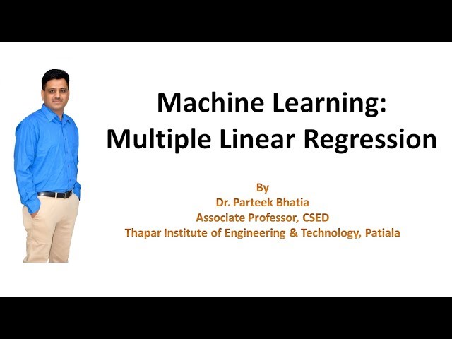 Is Multiple Linear Regression Machine Learning?