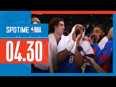 [SPOTIME NBA] '천둥 맞은 펠리컨스' 오클라호마시티 vs 뉴올리언스 & TOP7 (04.30)