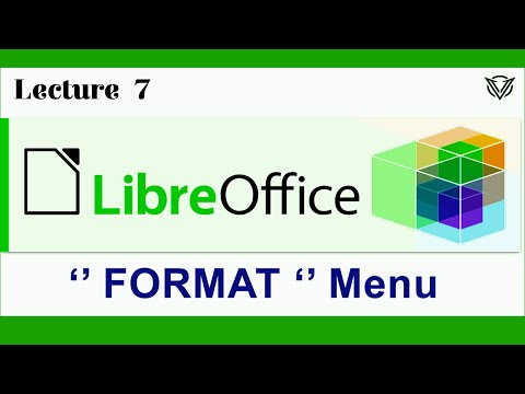 LibreOffice '' FORMAT '' Menu '' I New Syllabus 2021 I Course On Computer Concepts I CCC I Lecture_7