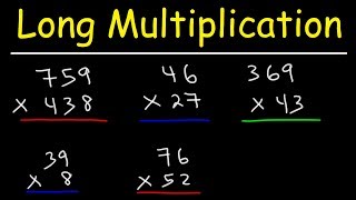 Math - Long Multiplication