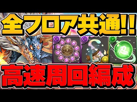 スタミナ1/3で激熱！全フロア共通シヴァドラ周回編成！エディットモードコンテストダンジョン【パズドラ】