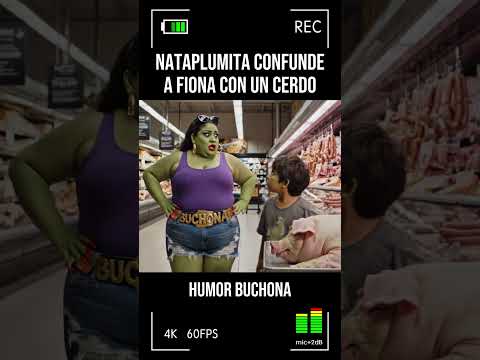 Nataplumita confunde a Fiona con un Cerdo 🤣 #risas #humor #fyp #shortvideo