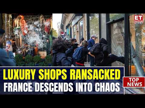 FRANCE'S STREET MAYHEM! Luxury Loot Sold Dirt Cheap As Protesters Clash With Police | World News