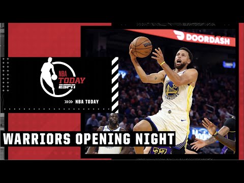 What the Warriors win on opening night says about the team | NBA Today video clip