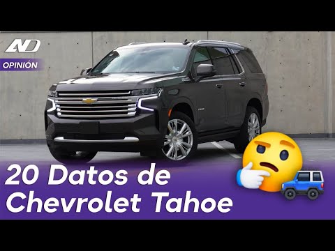 20 Datos Interesantes de Chevrolet Tahoe - Ad