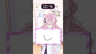 5.4秒でホロメンの似顔絵を描け!!誰だか分かるかな？【5.4秒チャレンジ】 #shorts #ホロライブ #hololive #博衣こより