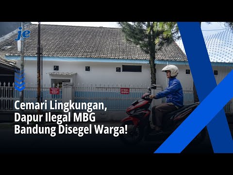 Tak Berizin dan Cemari Lingkungan, Dapur MBG Bandung Disegel Warga