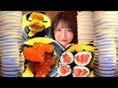 【大食い】回転寿司大食いチャレンジ【もえあず】