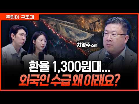 <strong>환율</strong> '뚝' 떨어졌지만…외국인이 한국에 베팅하지 않는 이유ㅣ명민준, 박가영, 차영주 [주린이 구조대]