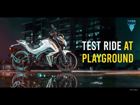 Test Ride at Playground | Kratos R | Tork Motors