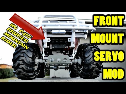 HG P407, TAMIYA BRUISER & MOUNTAIN RIDER - Front Mount Servo Mod - UC1JRbSw-V1TgKF6JPovFfpA