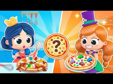 Desafío de Pizza con Blancanieves 🍕 Dibujos Animados Divertidos para Niños | Increditales