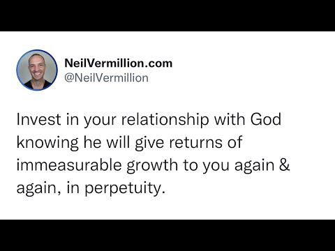 Let Go Of Your Worry And Invest In Me - Daily Prophetic Word