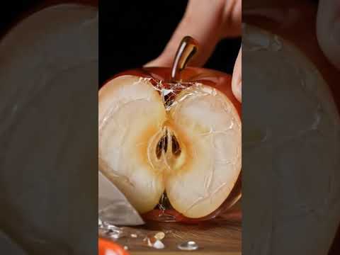 Red Apple ASMR #apple #asmr #crestal #satisfying #cresties #aicontent #relaxing